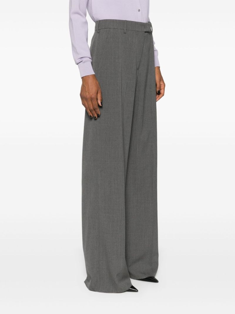 Wide-leg Tailored Trousers