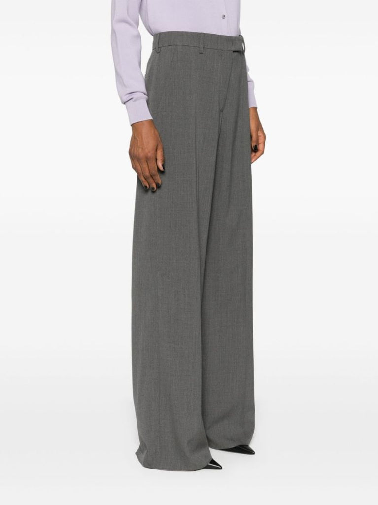 Wide-leg Tailored Trousers