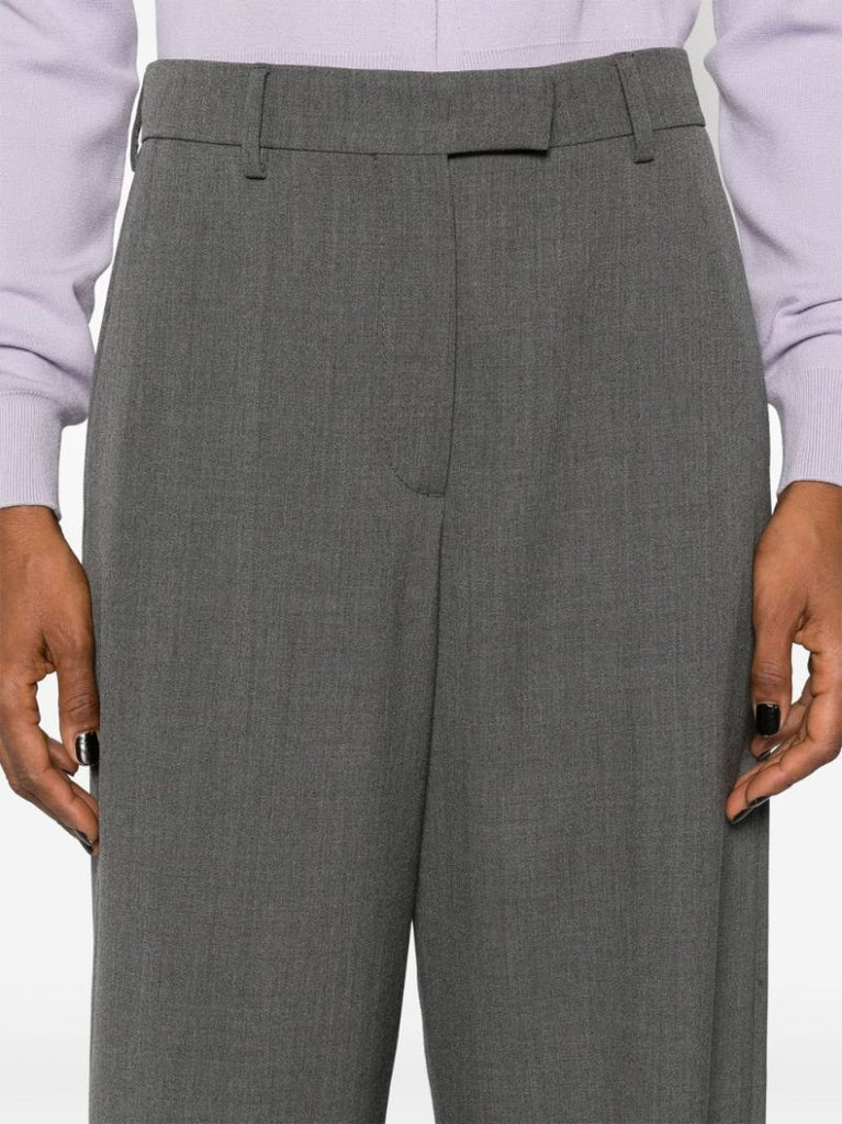 Wide-leg Tailored Trousers