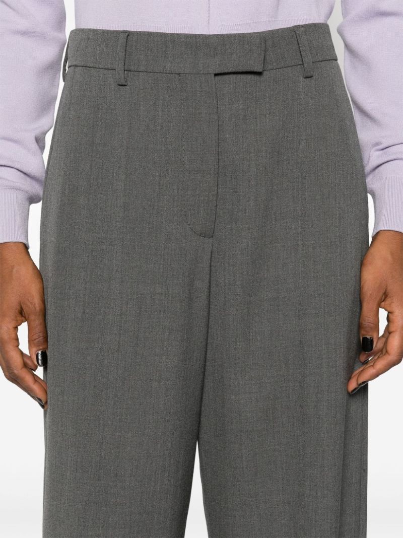 Wide-leg Tailored Trousers