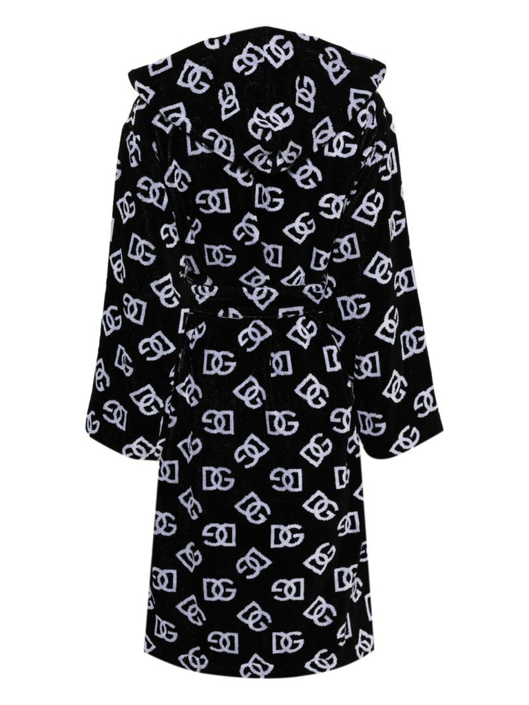 Terry Jacquard Cotton Bath Robe