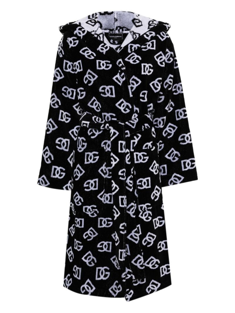 Terry Jacquard Cotton Bath Robe