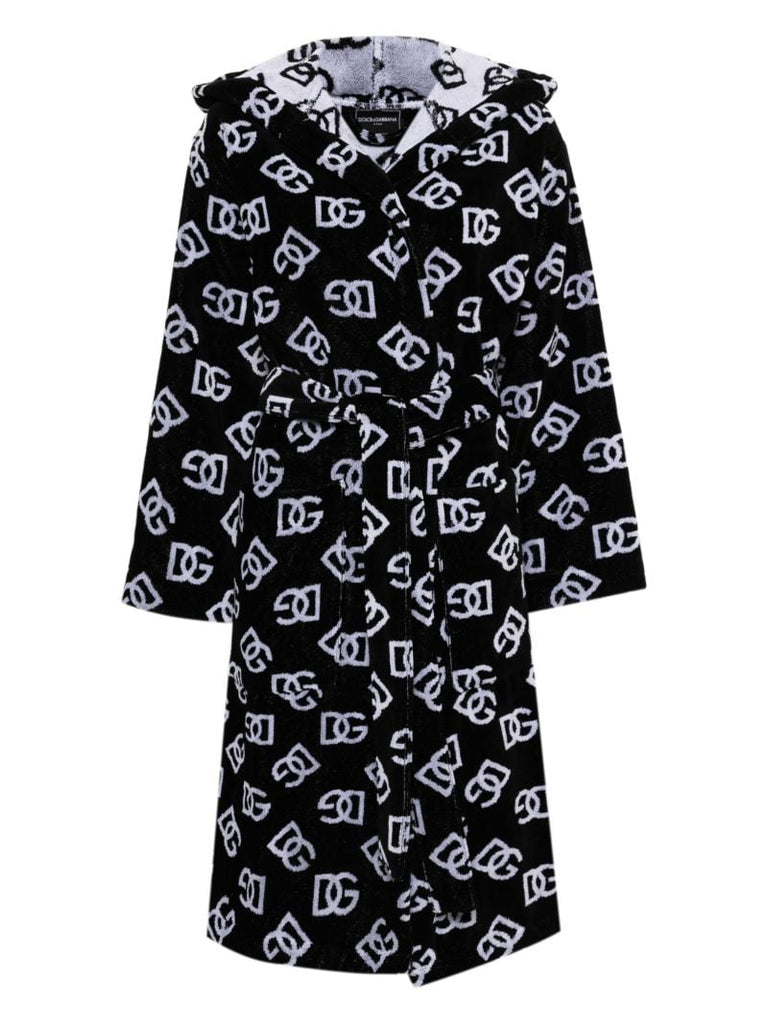 Terry Jacquard Cotton Bath Robe