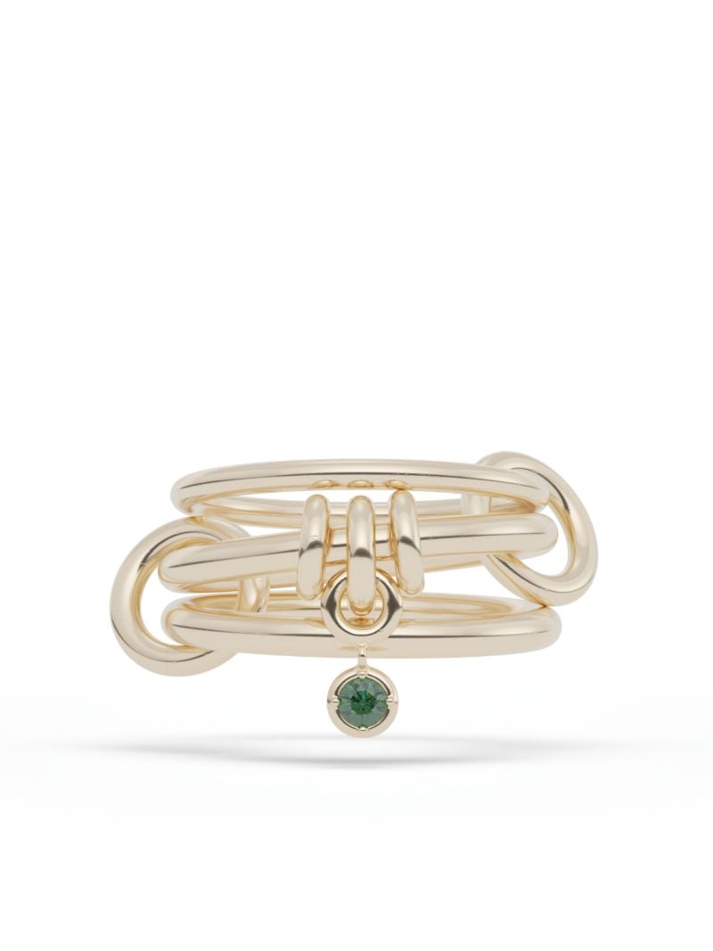 18k Yellow Gold Emerald Ring