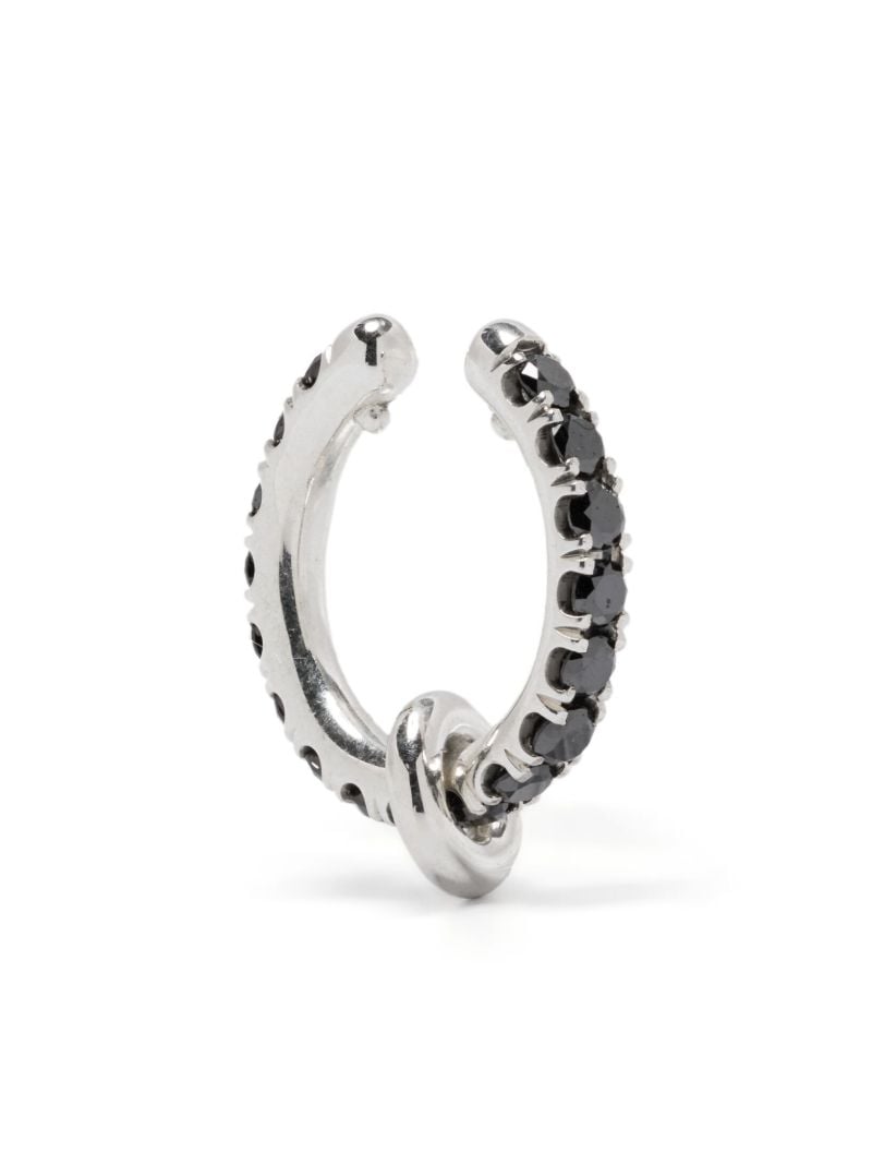 Sterling Silver Elara Diamond Ear Cuff