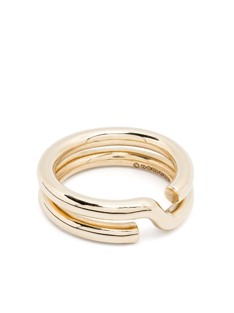 14k Yellow Gold Keyring Ring