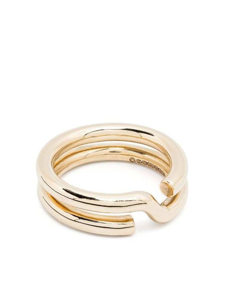 14k Yellow Gold Keyring Ring