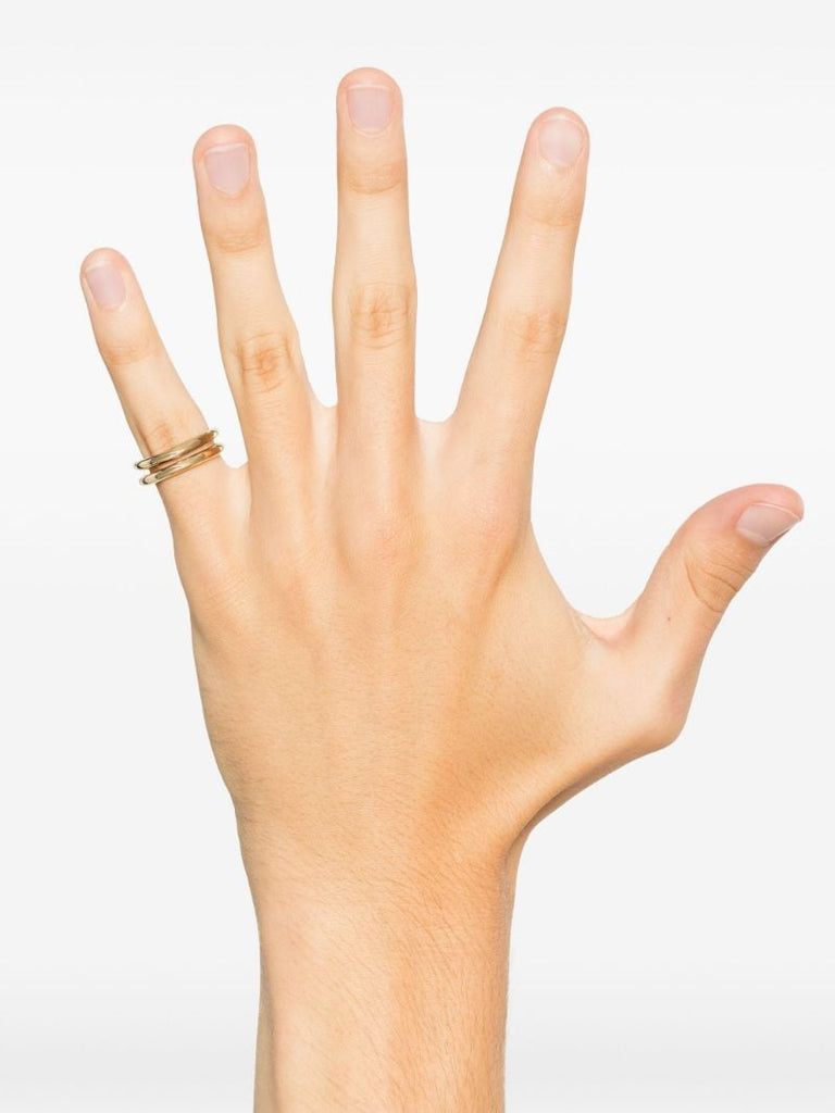 14k Yellow Gold Keyring Ring