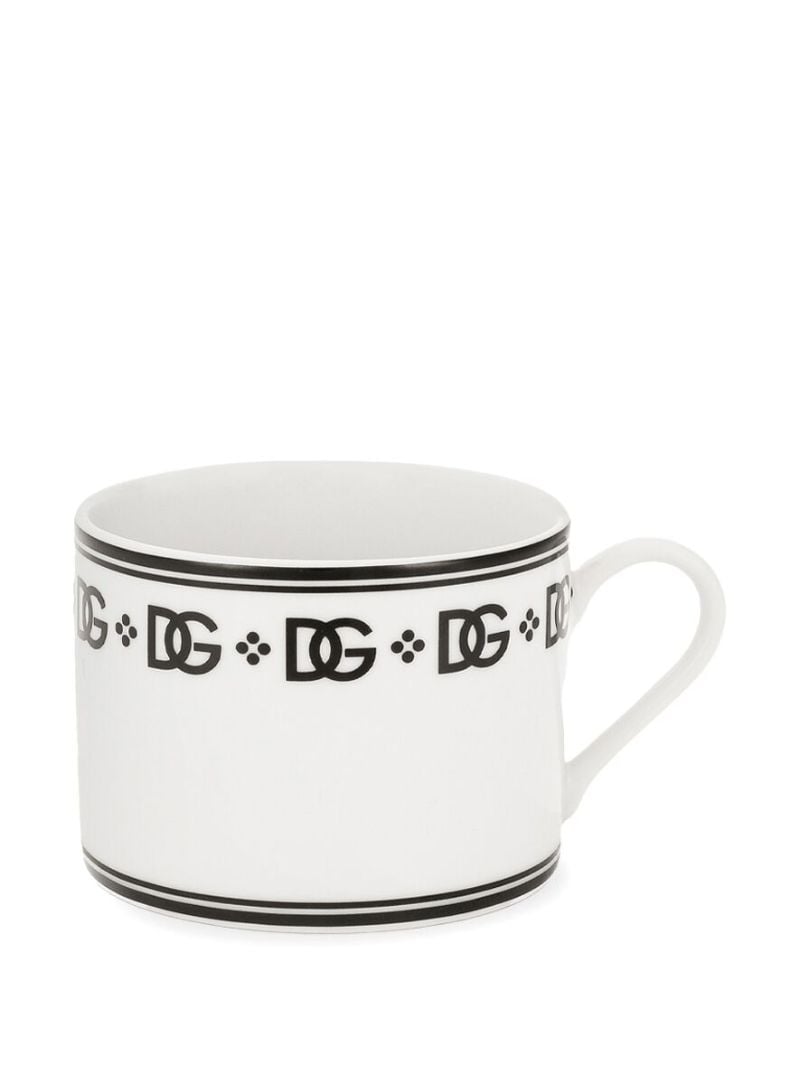 White Dg Tea Set