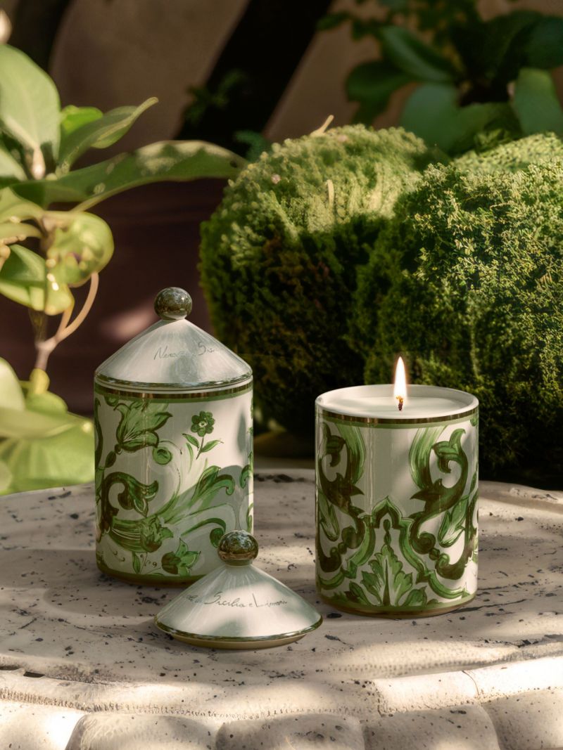 White Porcelain Scented Candle