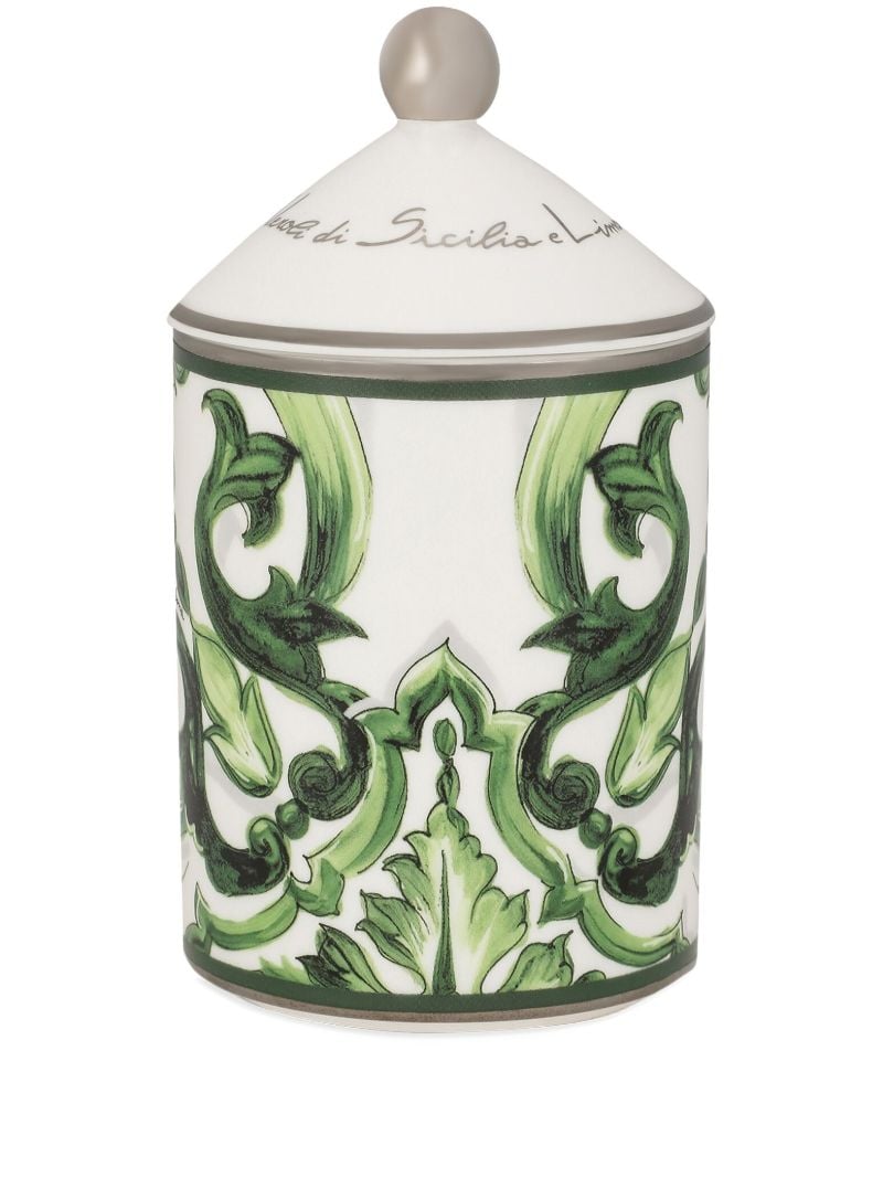 White Porcelain Scented Candle
