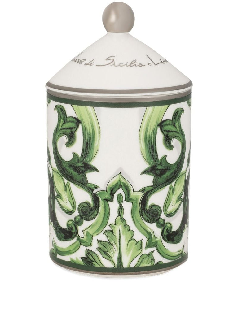 White Porcelain Scented Candle