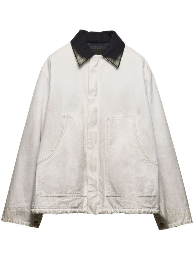 Distressed Shirt Jacket