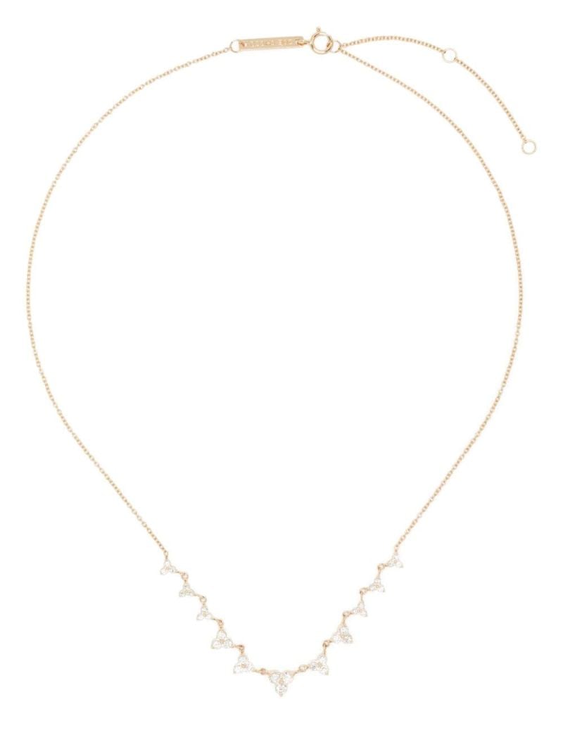14k Yellow Gold Diamond Necklace
