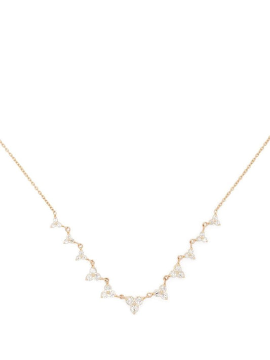 14k Yellow Gold Diamond Necklace