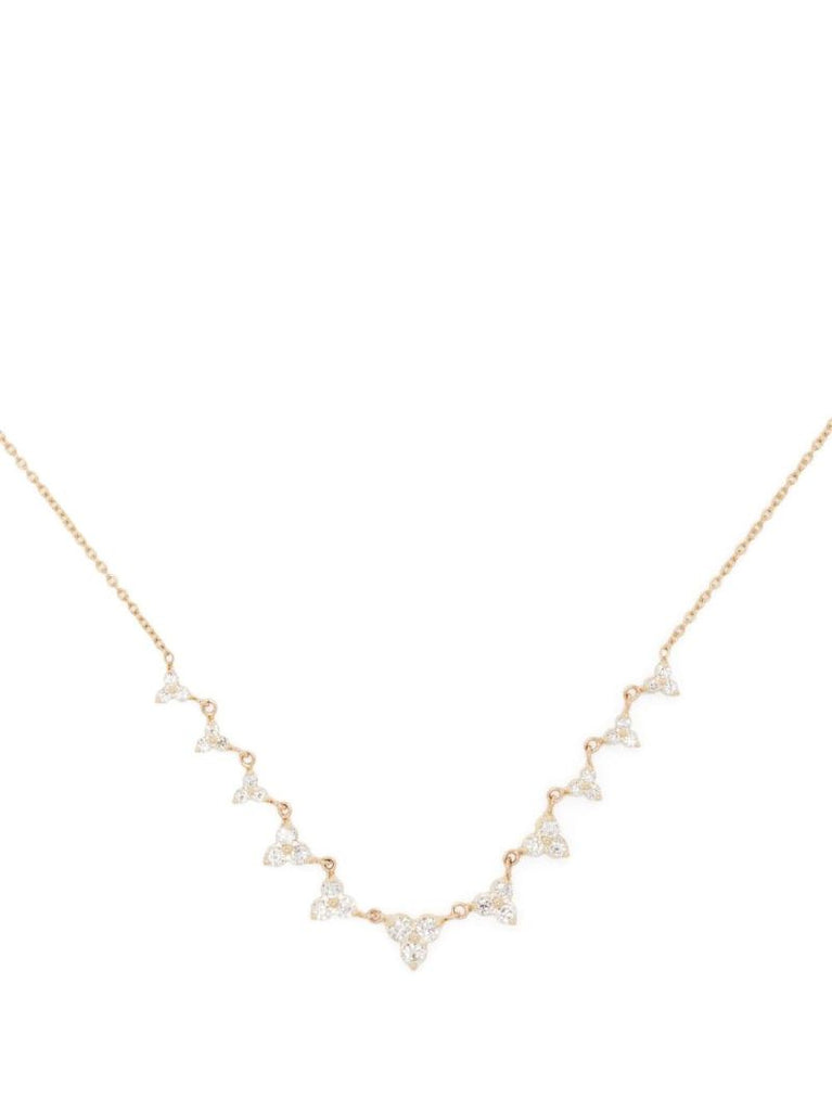 14k Yellow Gold Diamond Necklace