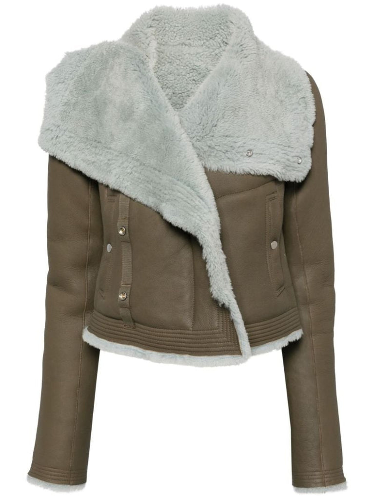 Faux-fur Biker Jacket