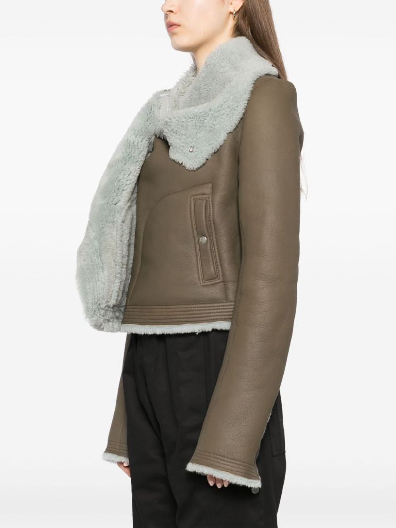 Faux-fur Biker Jacket