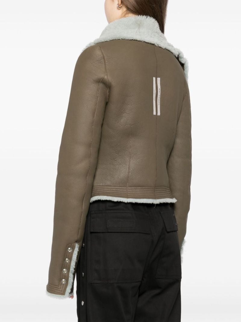 Faux-fur Biker Jacket