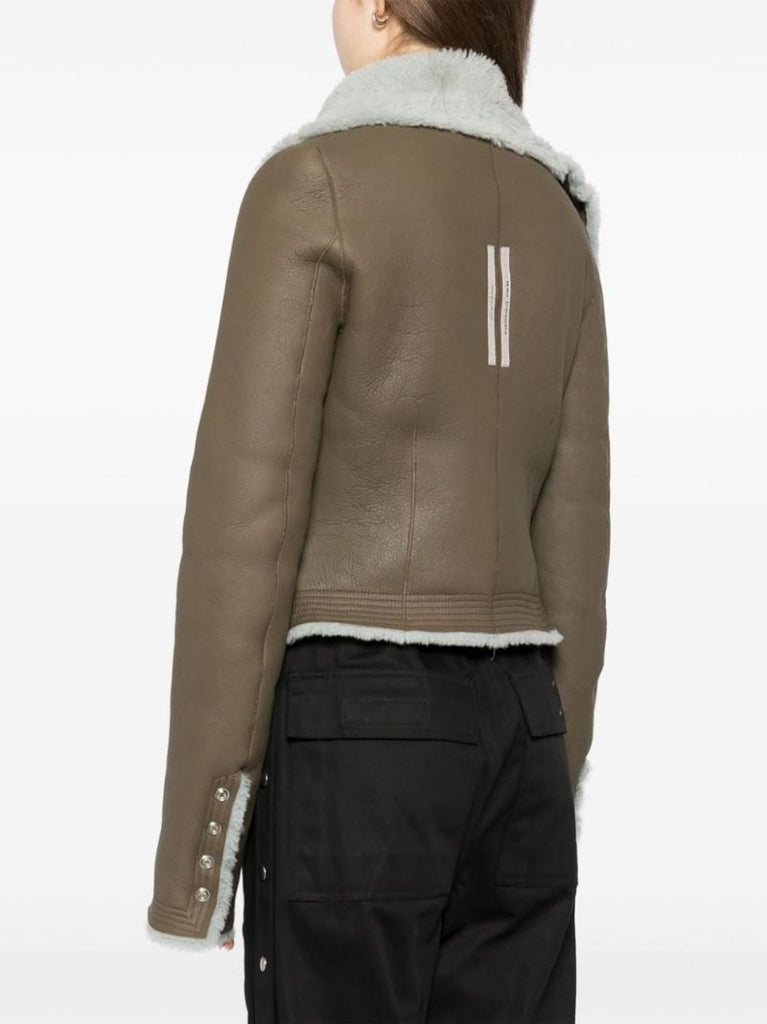 Faux-fur Biker Jacket