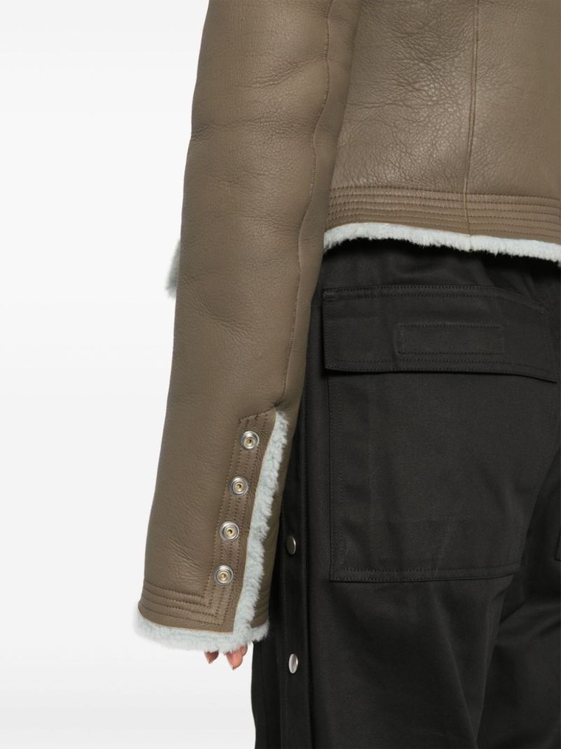 Faux-fur Biker Jacket