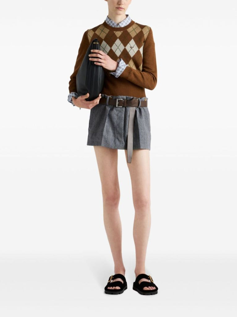 Striped Mini Skirt
