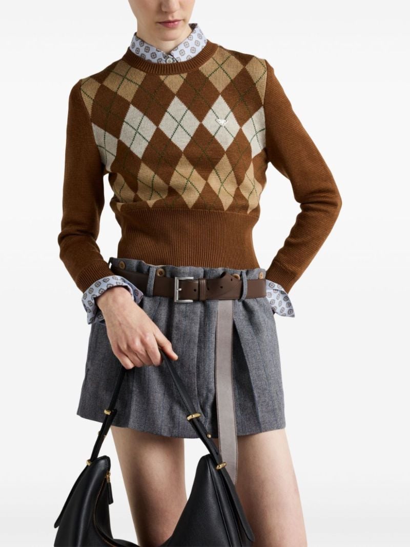 Striped Mini Skirt
