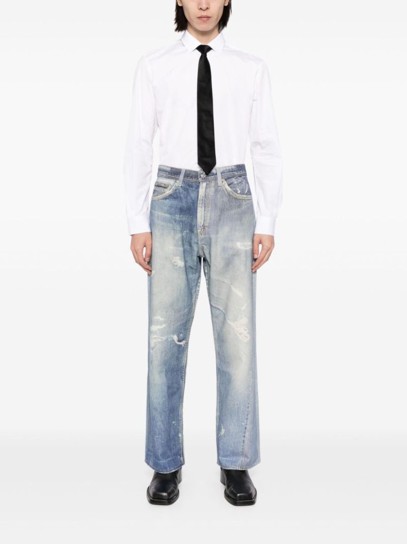 Blue Third Cut Jeans