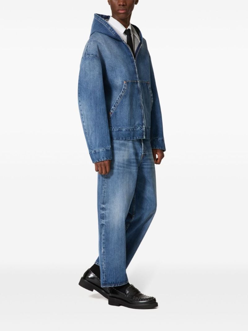 Hooded Denim Jacket