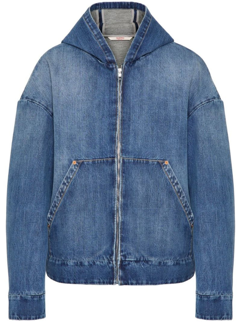 Hooded Denim Jacket