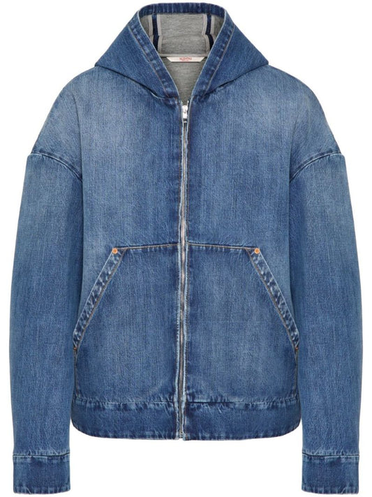 Hooded Denim Jacket