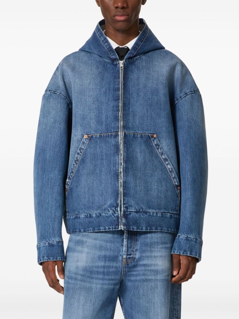 Hooded Denim Jacket