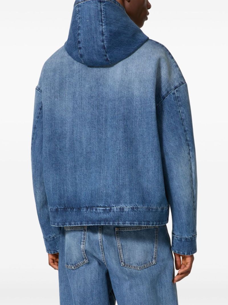 Hooded Denim Jacket