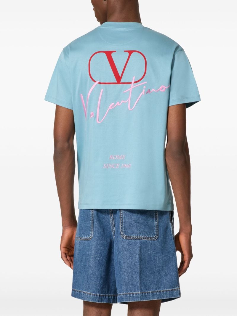 Vlogo Signature-print T-shirt