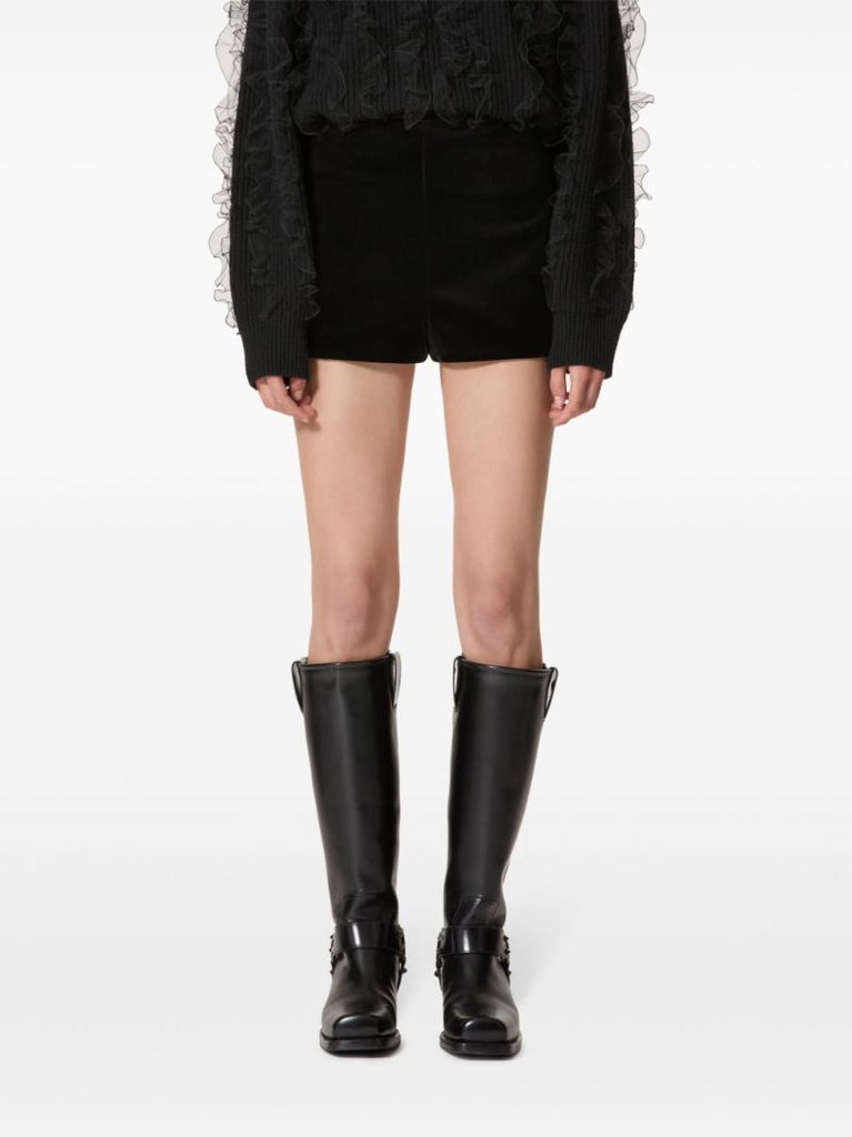 Bow Velour Shorts