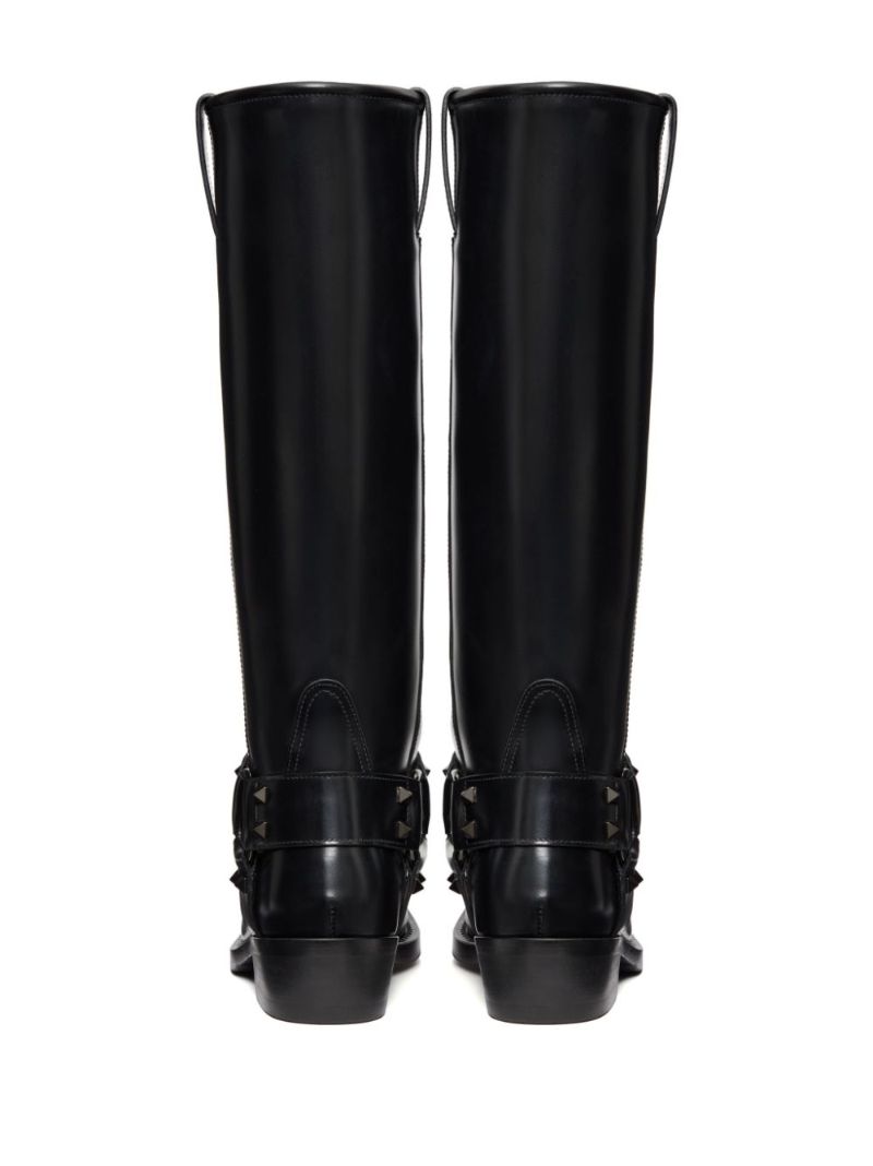 40 Rockstud Biker Boots
