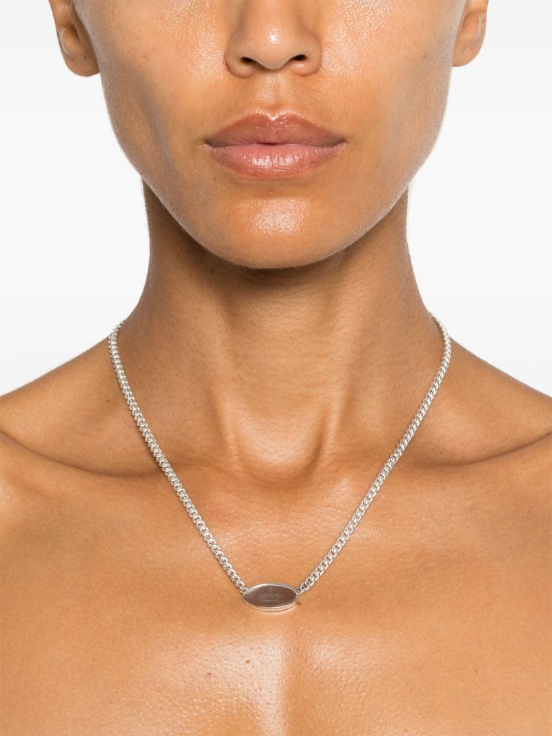 Logo Pendant Necklace