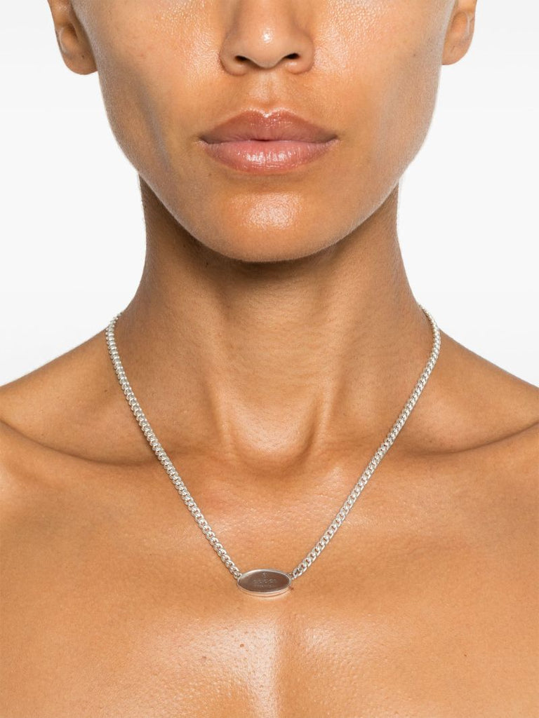 Logo Pendant Necklace