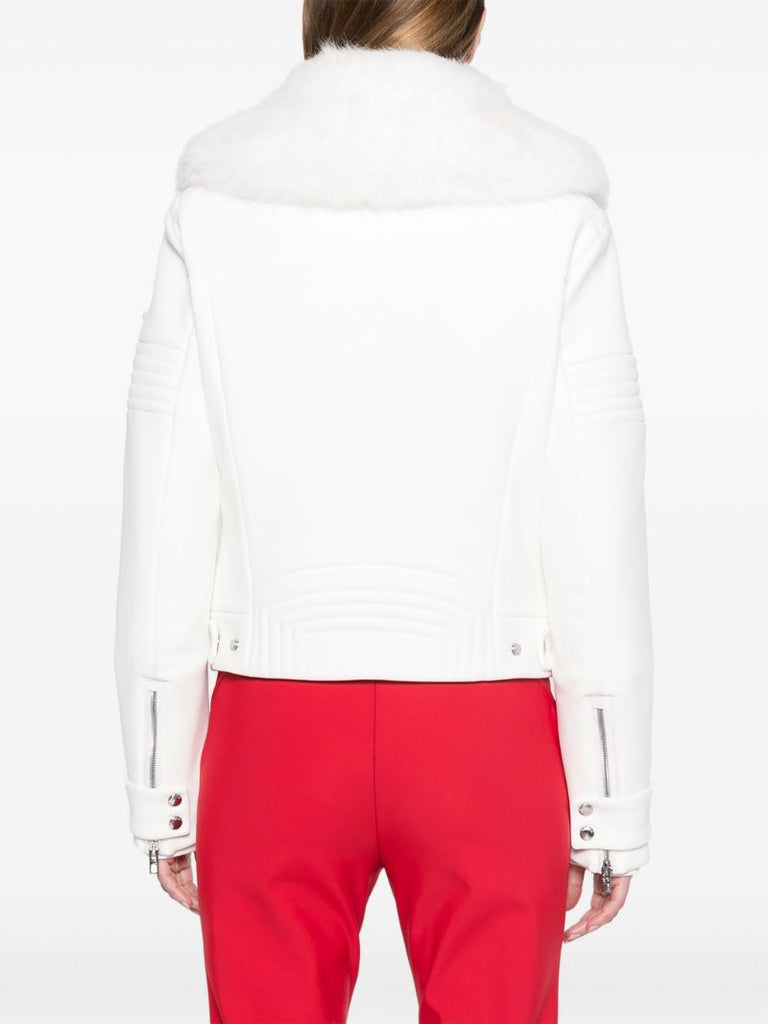 Faux Fur-collar Zipped Ski Jacket