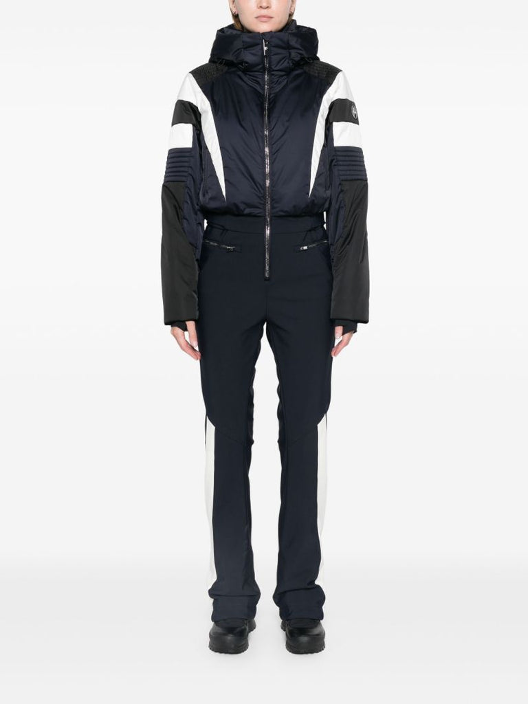 Two-tone Zipped All-in-one