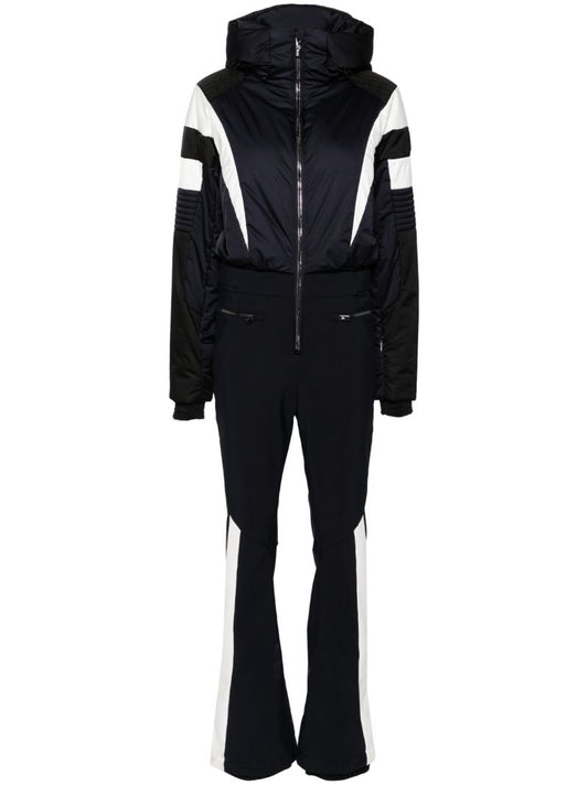 Two-tone Zipped All-in-one