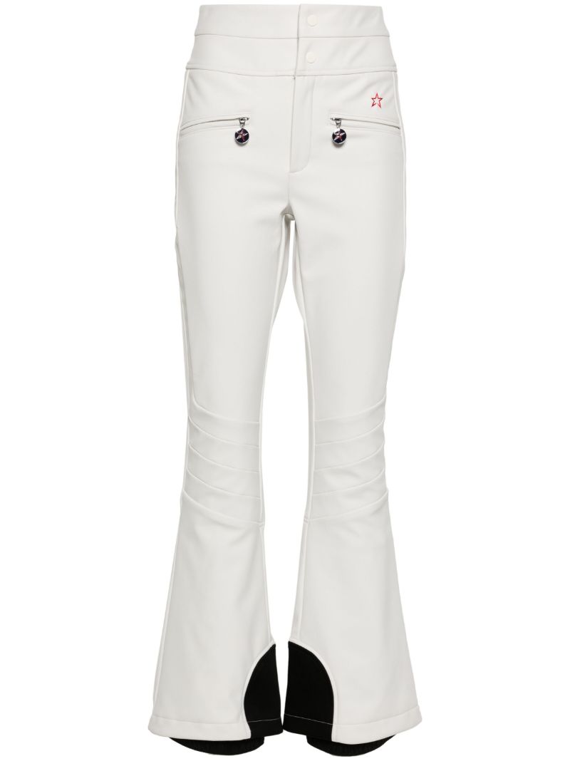 Embroidered Flared Ski Trousers