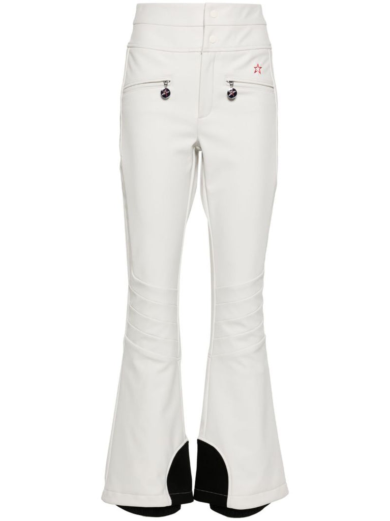 Embroidered Flared Ski Trousers