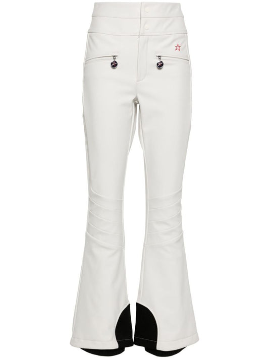 Embroidered Flared Ski Trousers