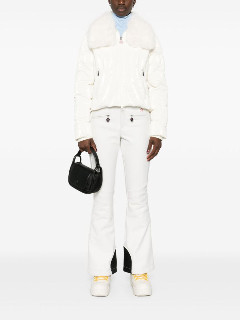 Embroidered Flared Ski Trousers