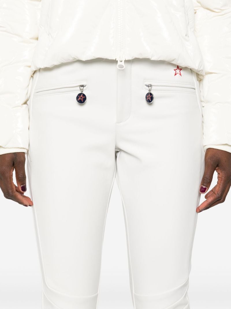 Embroidered Flared Ski Trousers