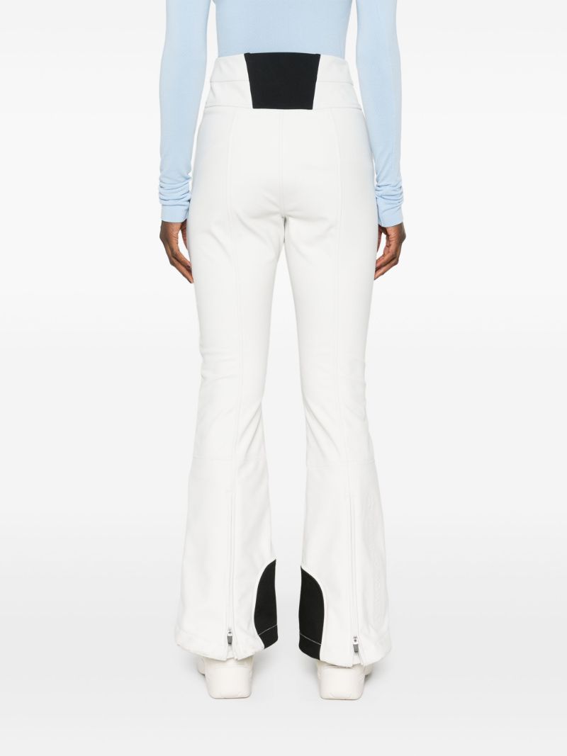 Embroidered Flared Ski Trousers