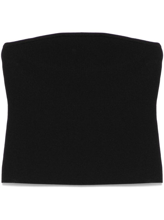 Strapless Knit Crop Top
