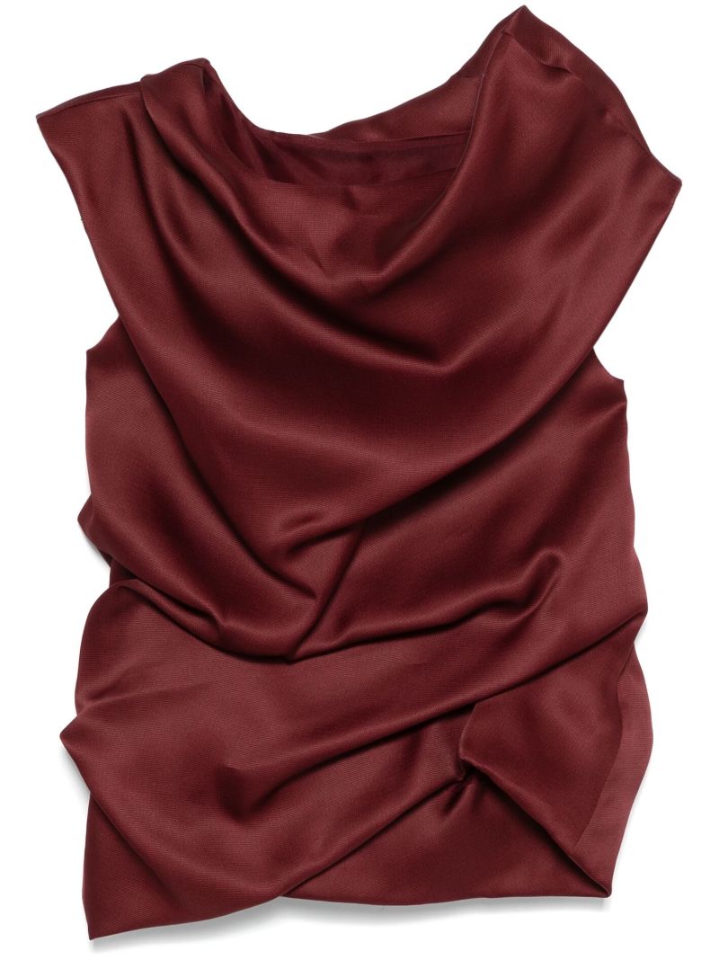 Red Luola Blouse