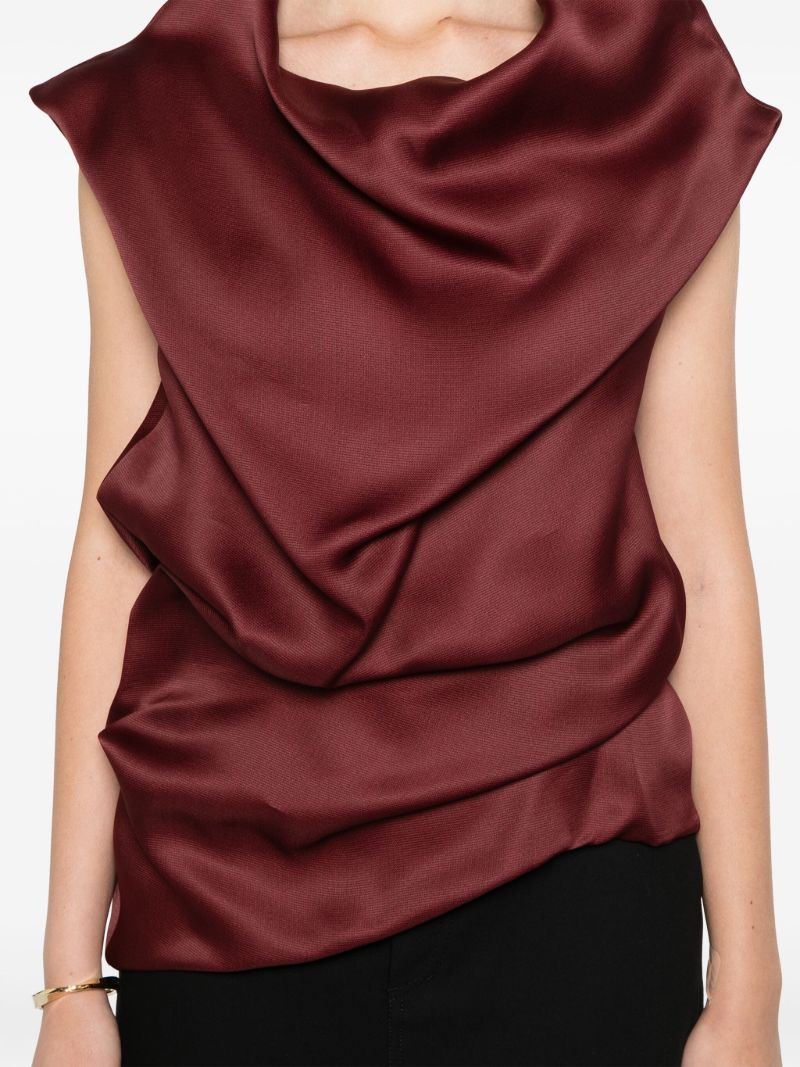 Red Luola Blouse
